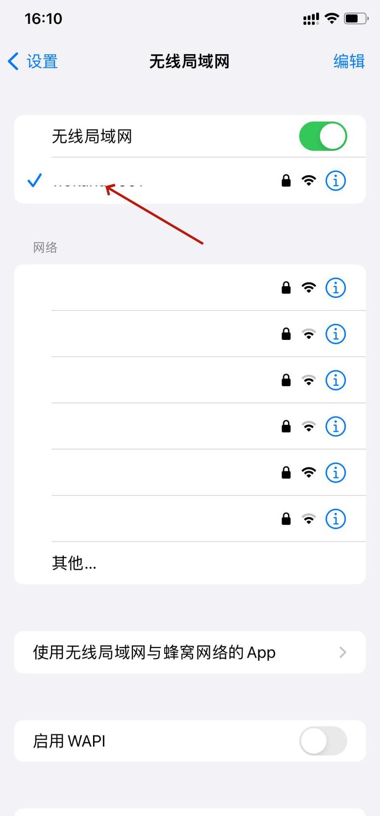 iPhone查看已连接WiFi密码指南