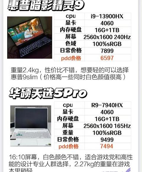 大型游戏电脑配置清单