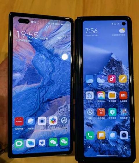 华为折叠屏和小米屏