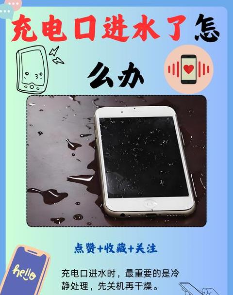 手机不小心进水了屏幕花了怎么办