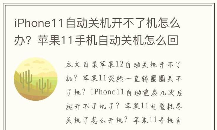 iPad自动关机原因及解决方法解析