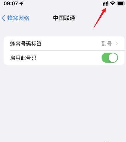 苹果手机信号感叹号怎么设置