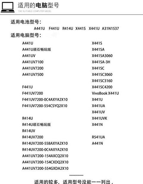 华硕笔记本电池型号看哪里